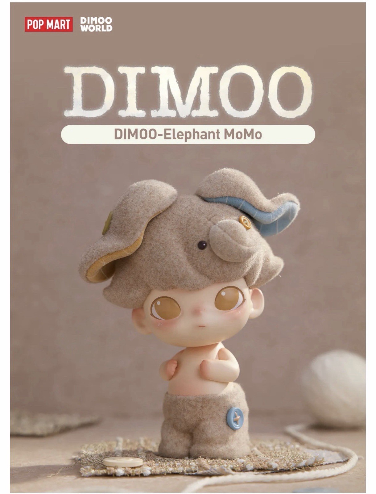Authentic DIMOO – A Cloud Tale Elephant MoMo 200% – Thailand Limited Edition