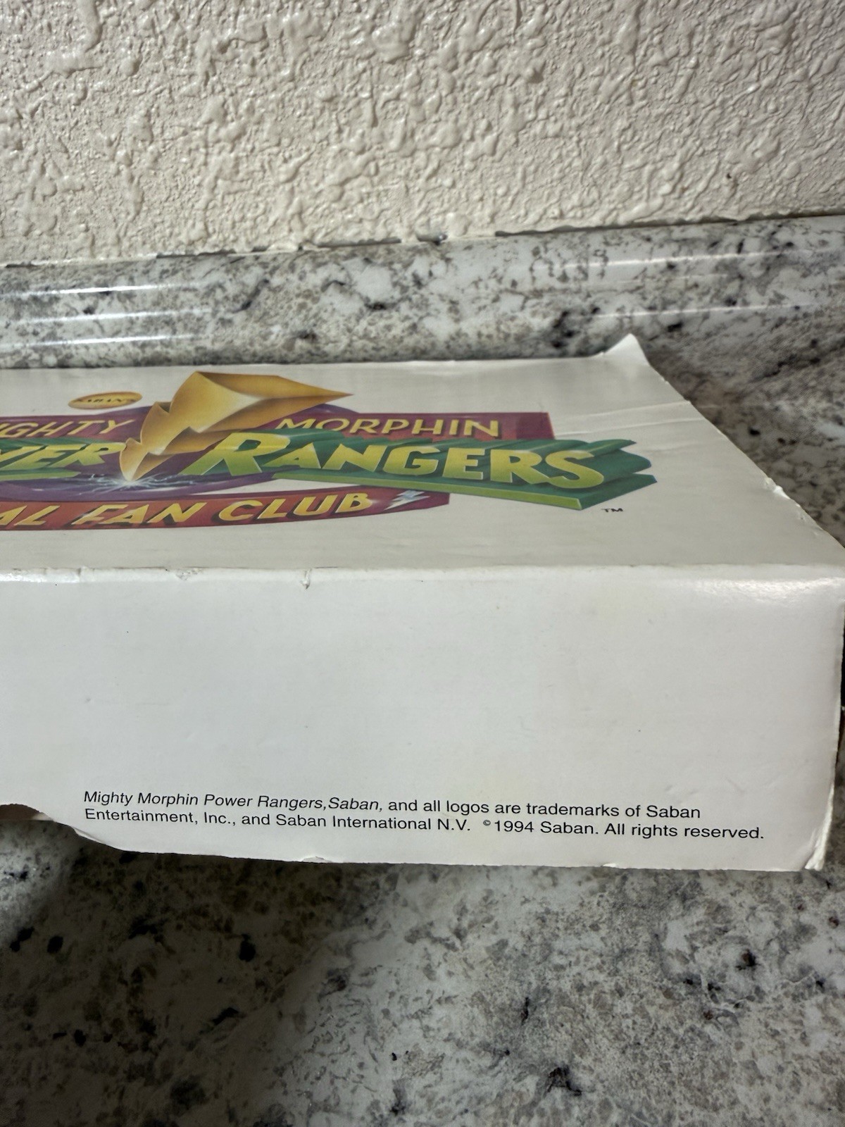 Mighty Morphin Power Rangers Official Fan Club Box 1994 w/Contents As Shown