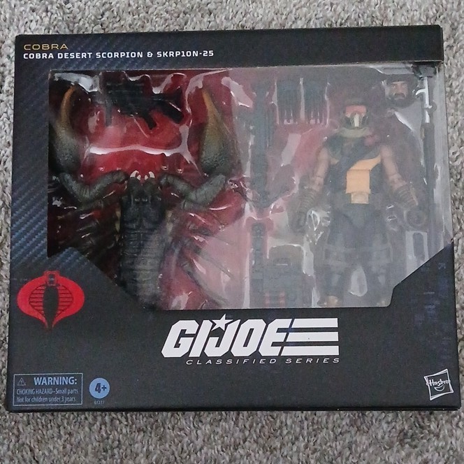 Hasbro G.I. Joe Classified Cobra Desert Scorpion & Skrpion-25 Figure Boxed