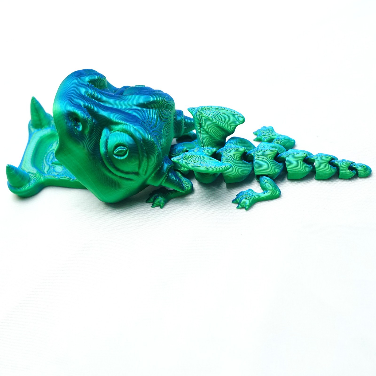 6inch 3D Printed Dragon Model,Articulated Animals figure,Fidget Toys Home Decor