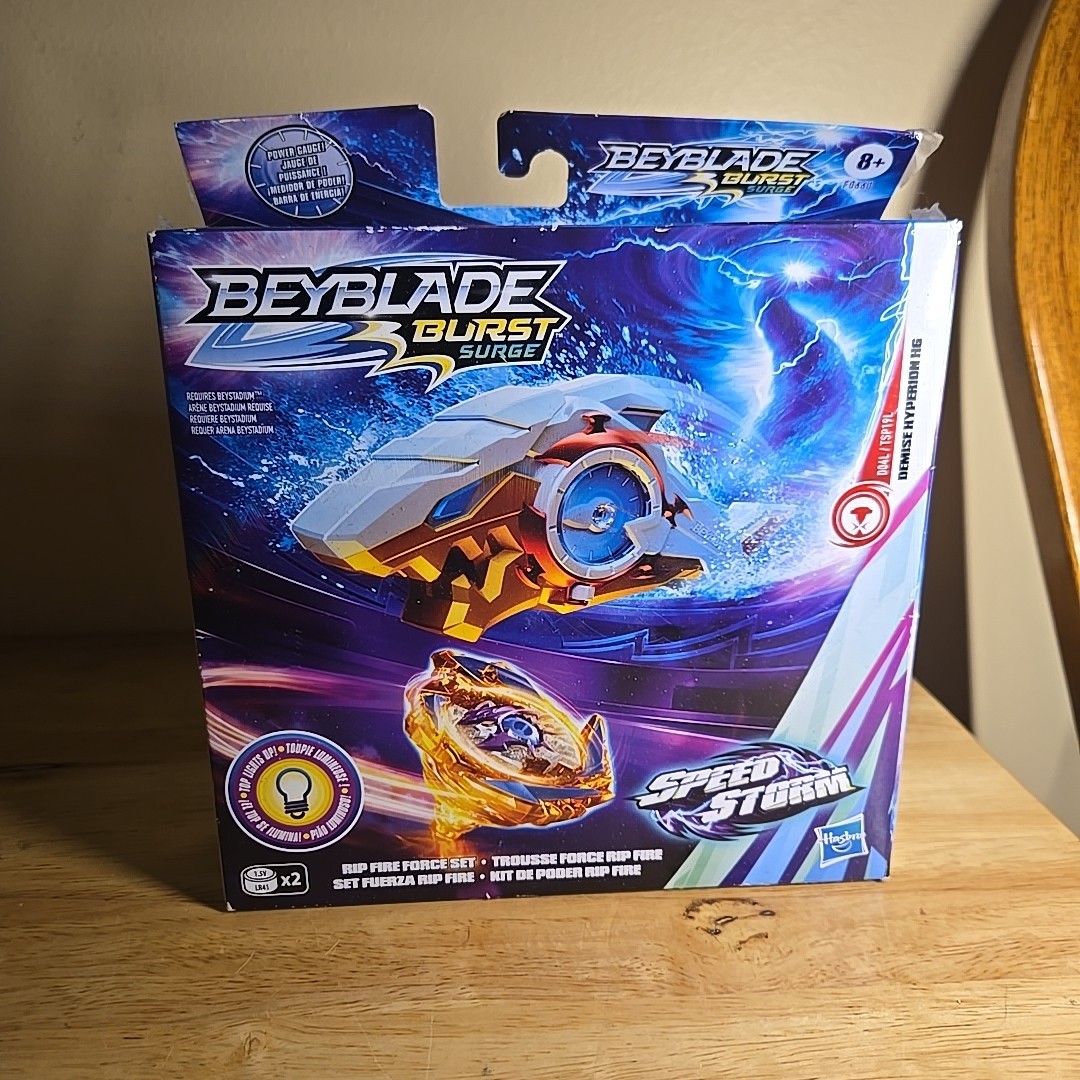 BEYBLADE Rip Fire Force Set – Burst Surge – Speed Storm -Lights Up