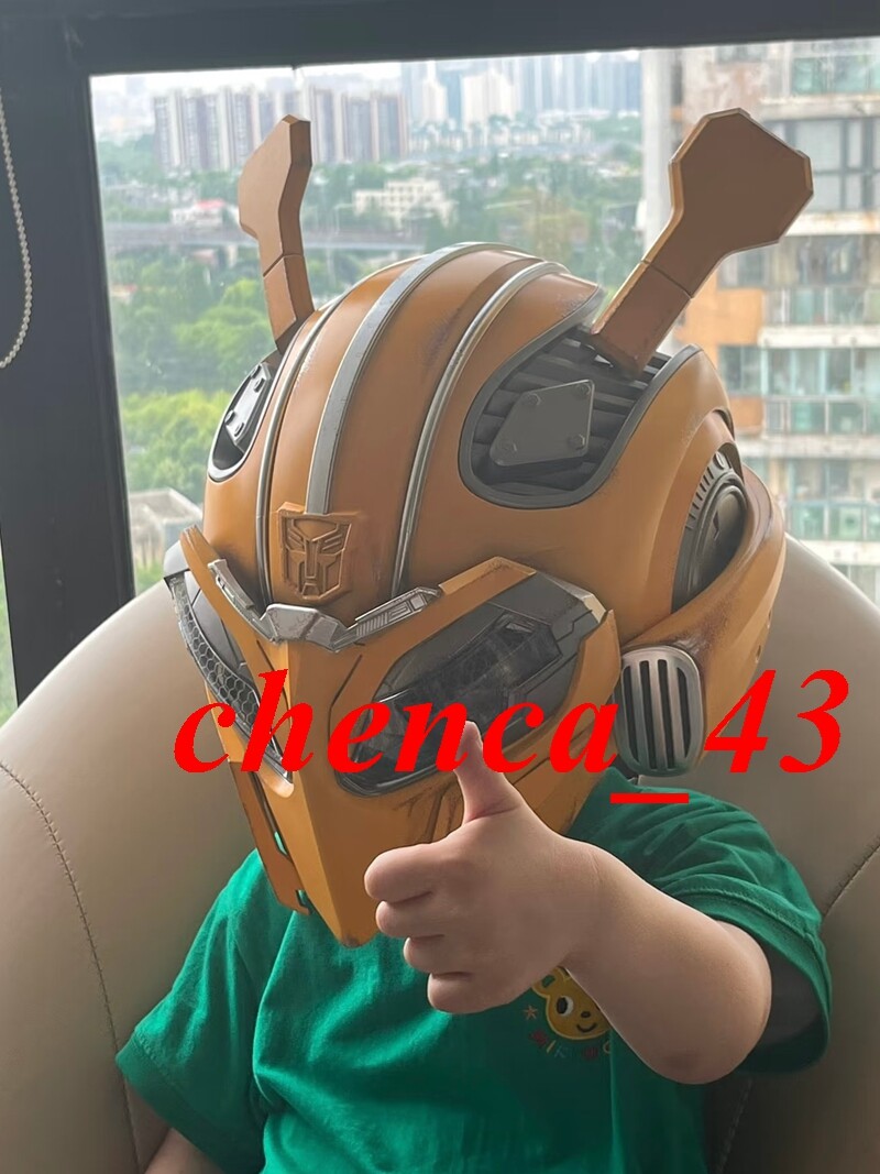 US Ship!! Touch/Remote/Voice Control 1:1 Bumblebee Helmet Halloween Cosplay Prop