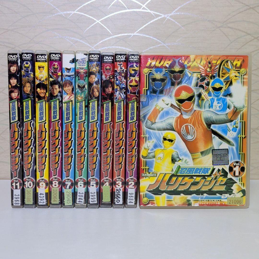 Power Rangers Ninja Storm Hurricaneger DVD 11p set Hurricane-ger TOEI JAPAN
