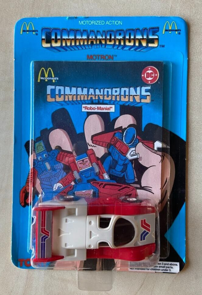 McDonald&rsquo;s Commandrons Action Figure Motorized Toy Collectible Sealed New