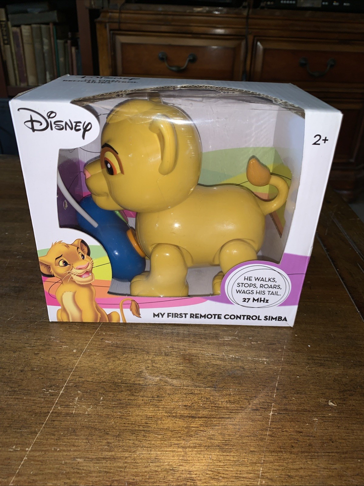 DISNEY MY FIRST REMOTE CONTROL SIMBA WALKS ROARS New Open Box