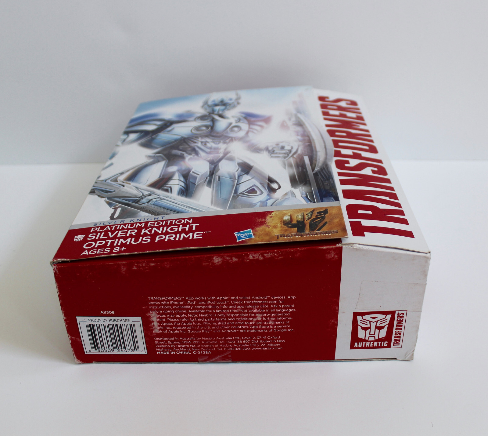 Transformers Platinum Edition Silver Knight Optimum Prime NEW
