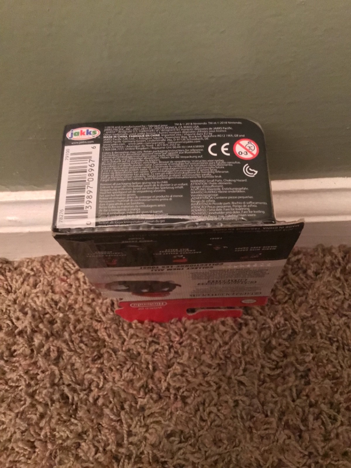 2018 Jakks Pacific Super Mario World Of Nintendo Captured Bullet Bill Figure