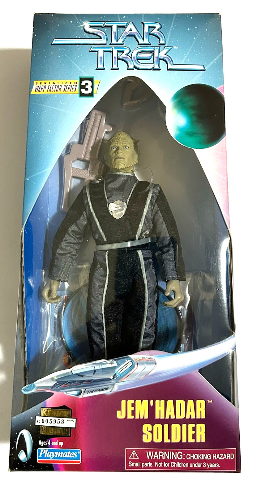 « Star Trek Deep Space Nine” Jem&rsquo;Hadar Soldier, 9 » Playmates Figure New