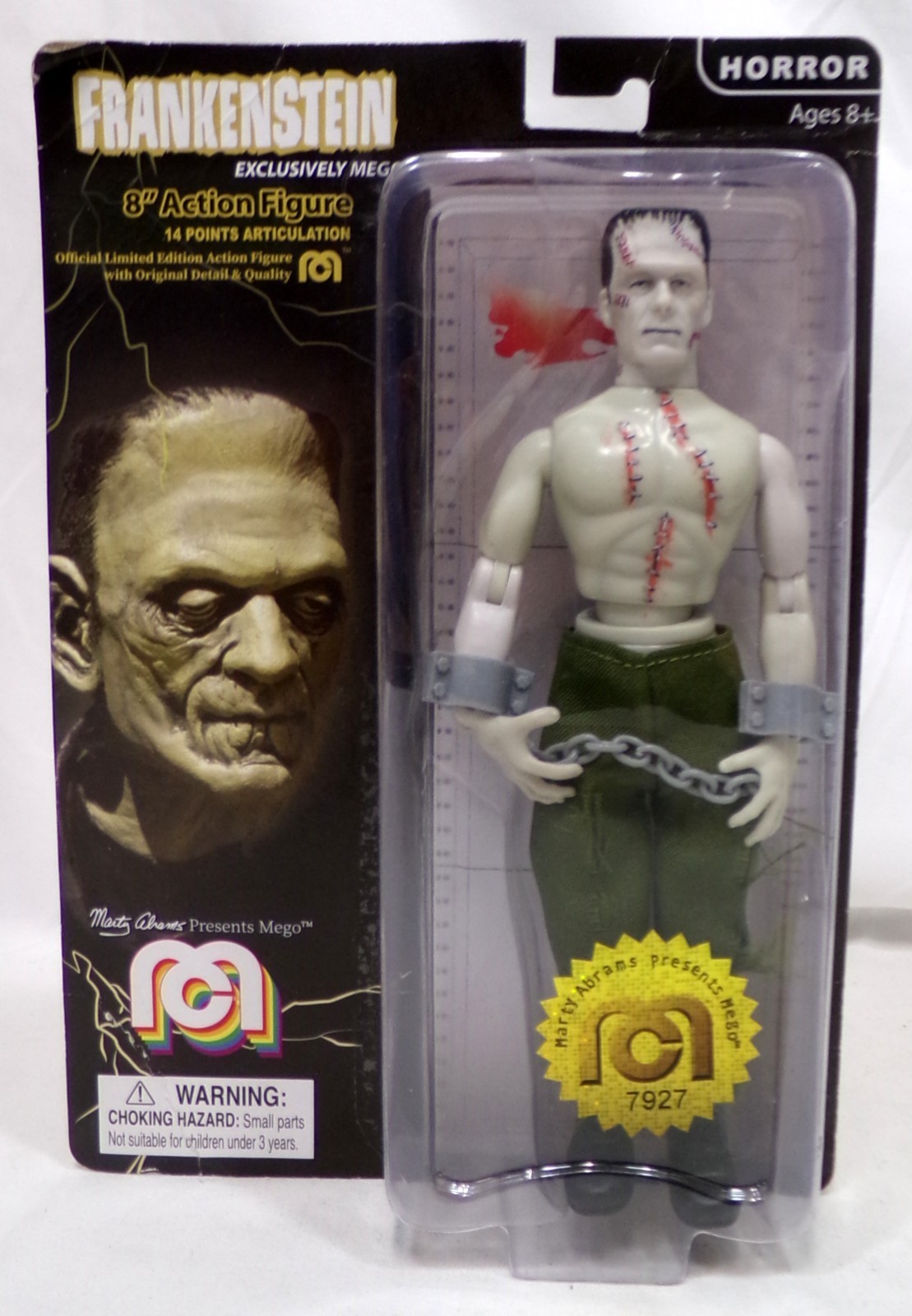 2019 Mego Horror Frankenstein Exclusive LE 7927 8&Prime; Action Figure New