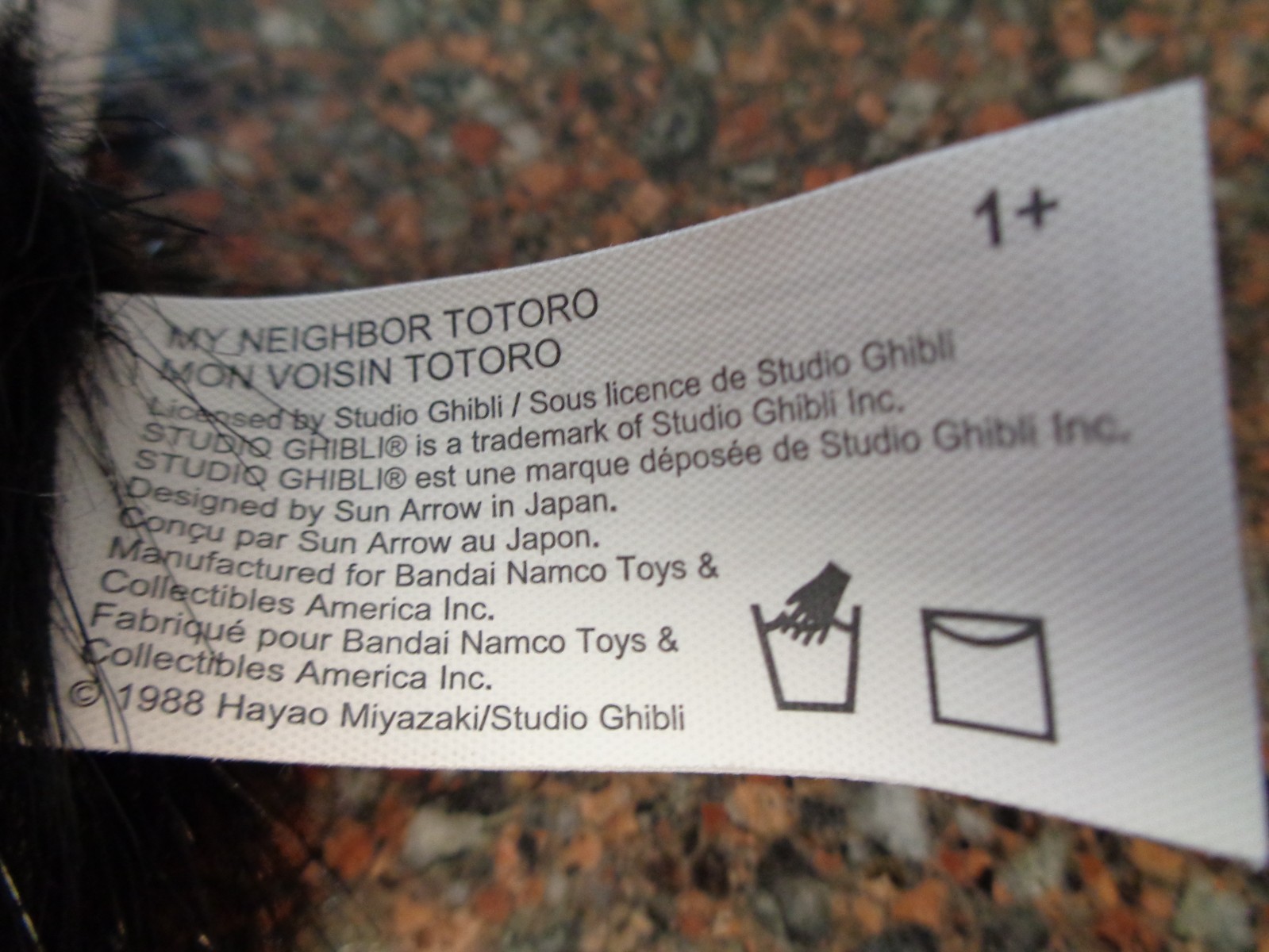 Set 3 My Neighbor Totoro Soot Sprites Plush 2.75&Prime; w Suction Ghibli Official NWT