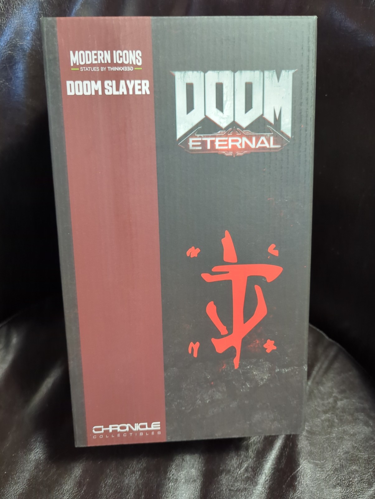 ThinkGeek 10in Doom Slayer Statue – New But Open Box