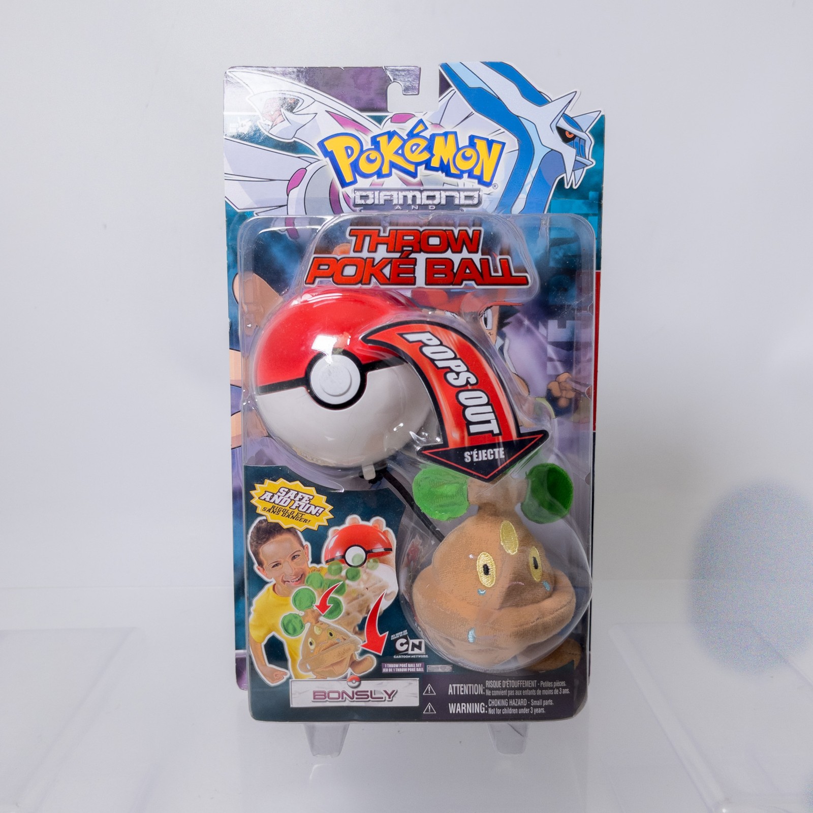 Jakks Pacific – Pokemon Diamond & Pearl Throw Poke Ball – BONSLY *NM*