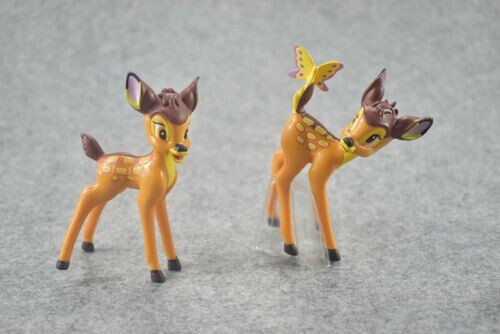 Catoon Bambi Thumper Plastic Assorted 7 pcs Figures Cake Topper Party Gift Toys