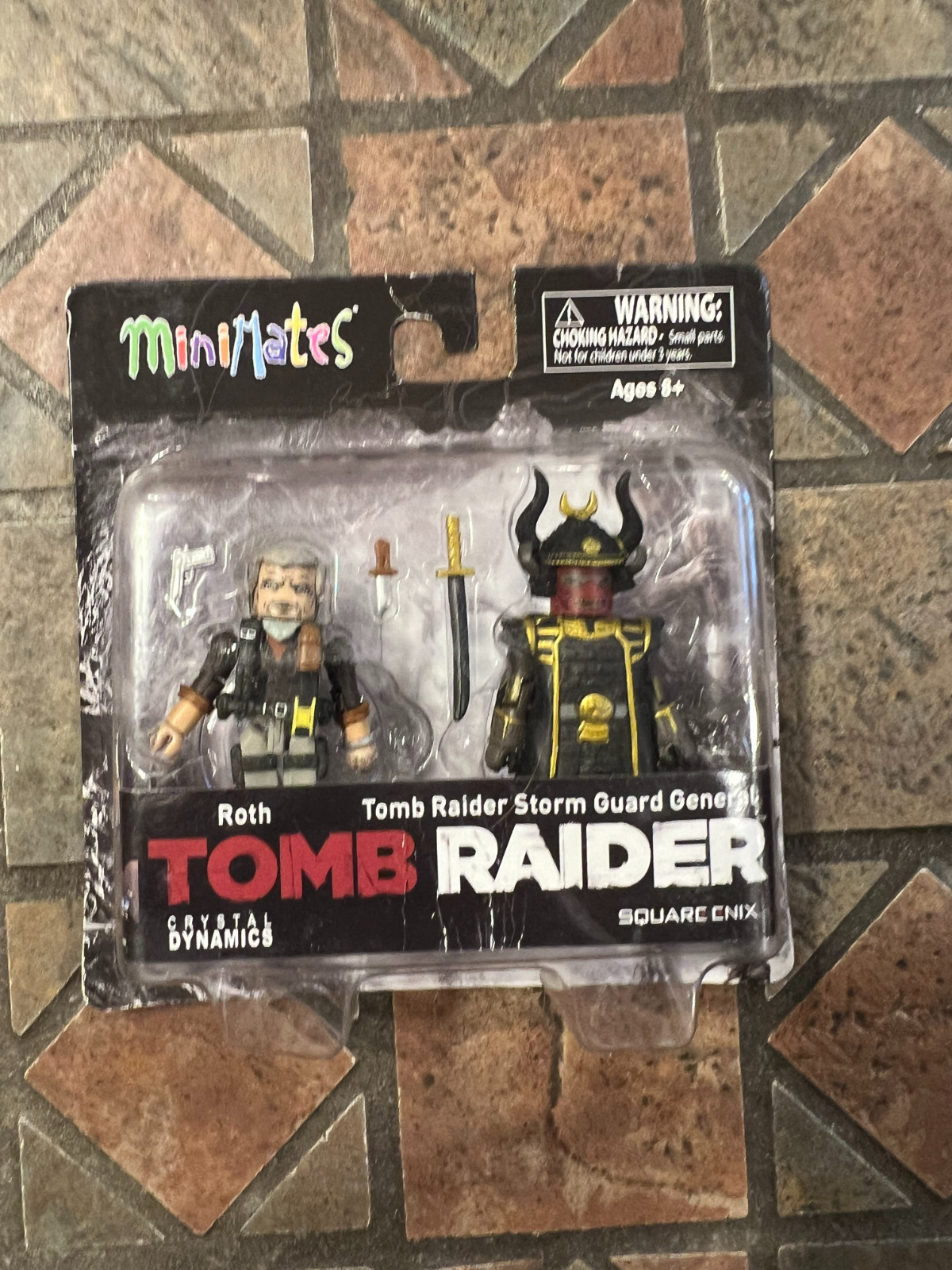 Tomb Raider Minimates ROTH & STORM GUARD GENERAL Sony Playstation