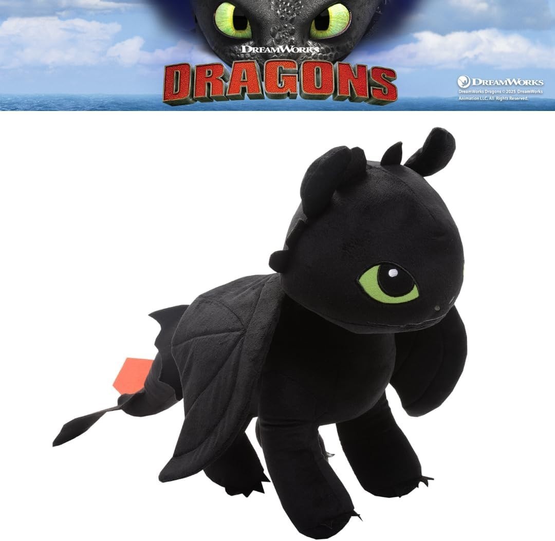 Toothless Plush Cuddle Pillow Buddy – 24×13 inches – A DreamWorks Collectible