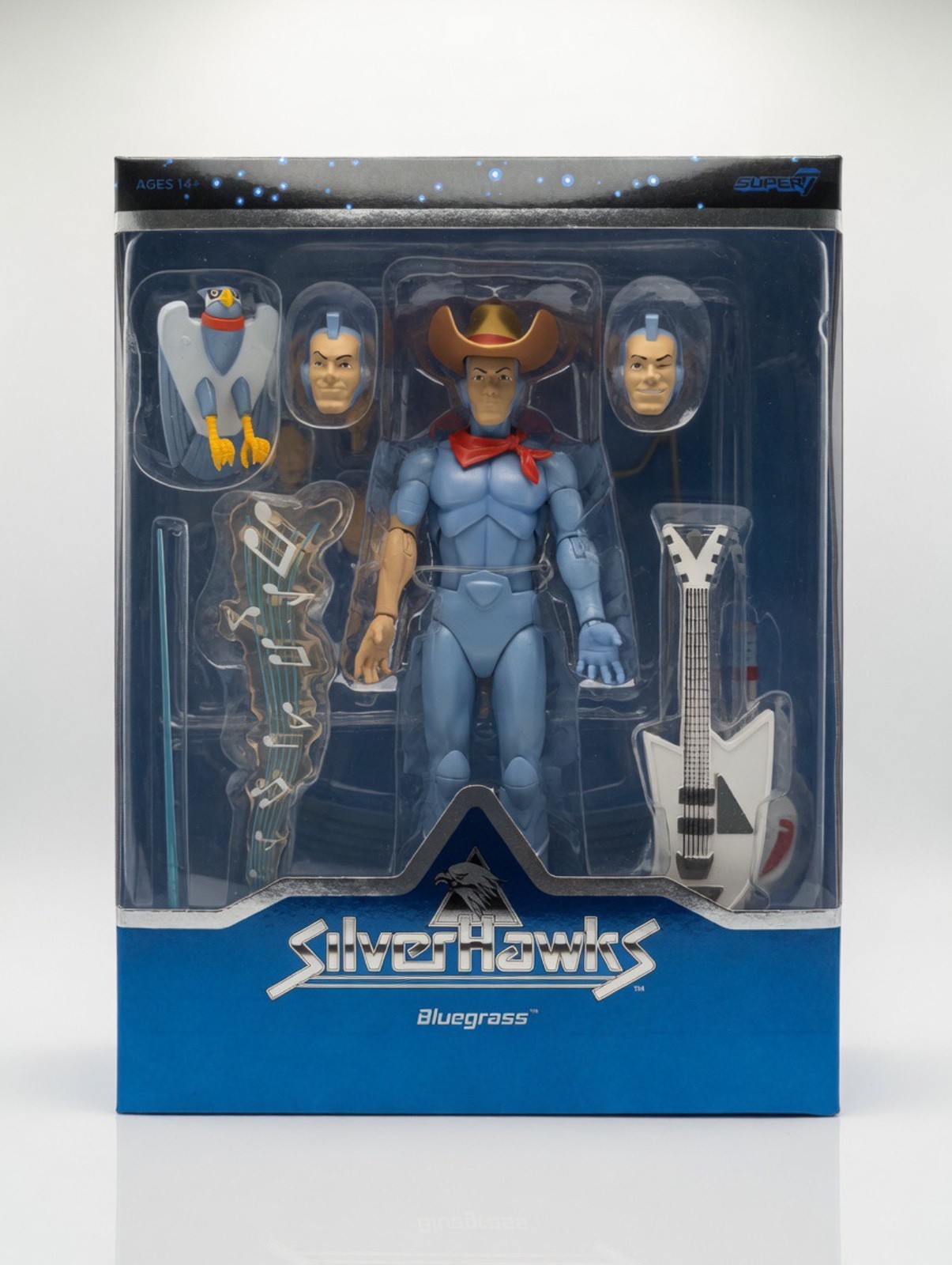 Super7 Silverhawks ULTIMATES! Wave 2 – Bluegrass Action Figure