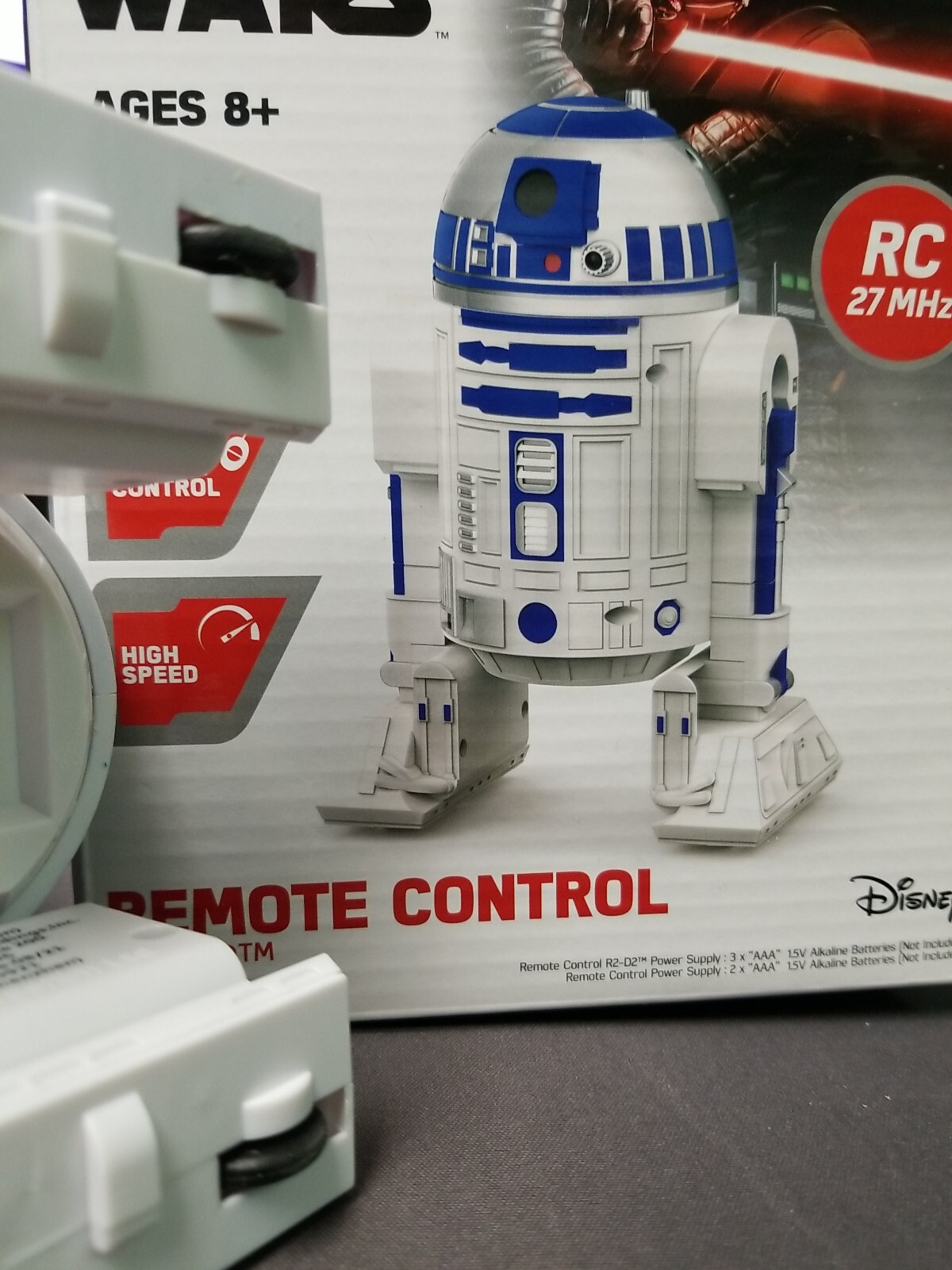 Disney Star Wars REMOTE CONTROL R2-D2 RC 27 MHz