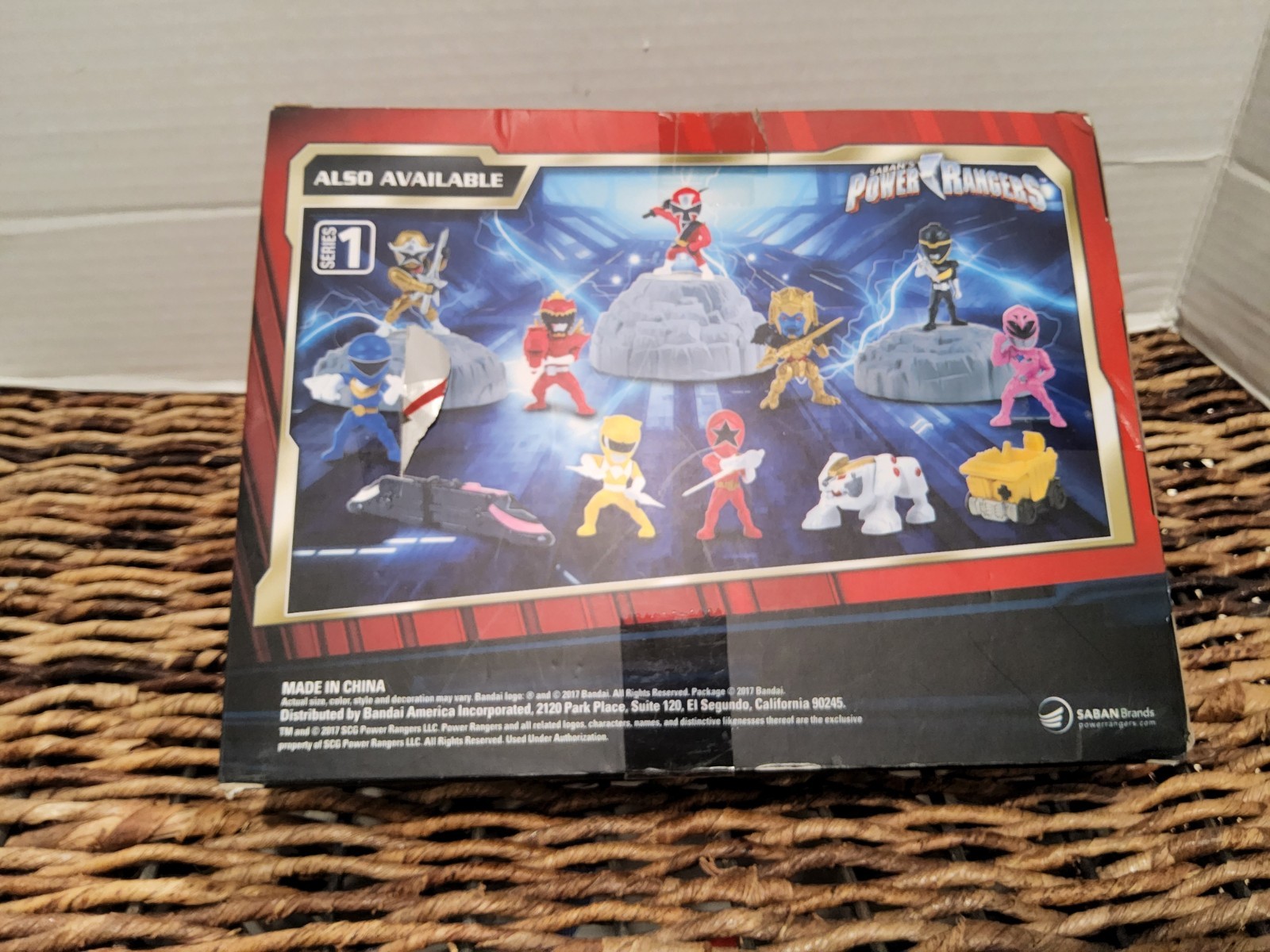 POWER RANGERS MICRO MORPHINS CAPSULE FIGURE 5 Pack Translucent-NEW