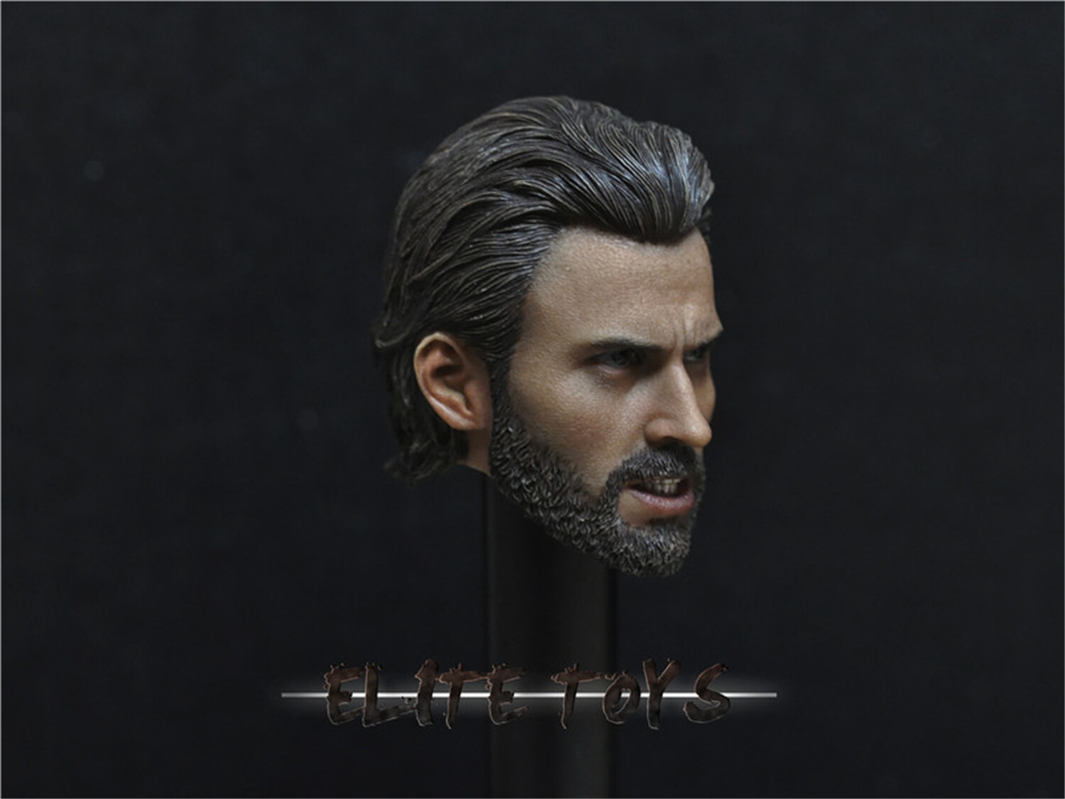 1/6 Beard Chris Evans Head Carved Model Toys Fit 12 » Figure