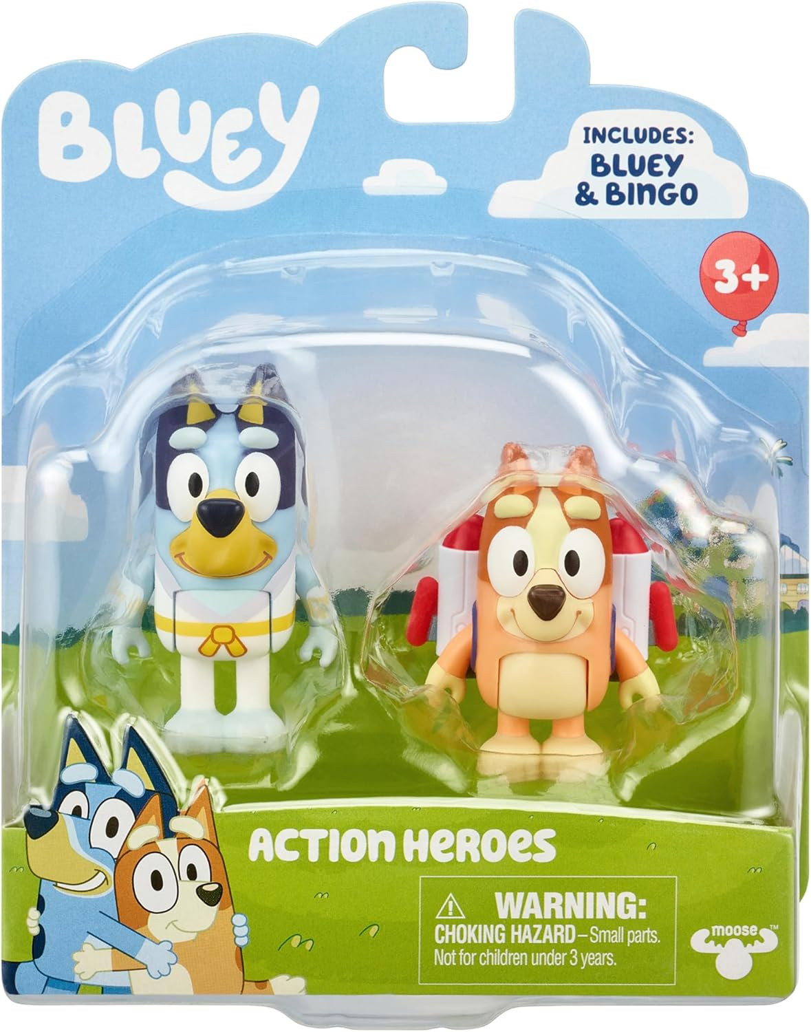 Action Heroes Toy Figures Set of 2, Articulated Character Toys with Karate and J