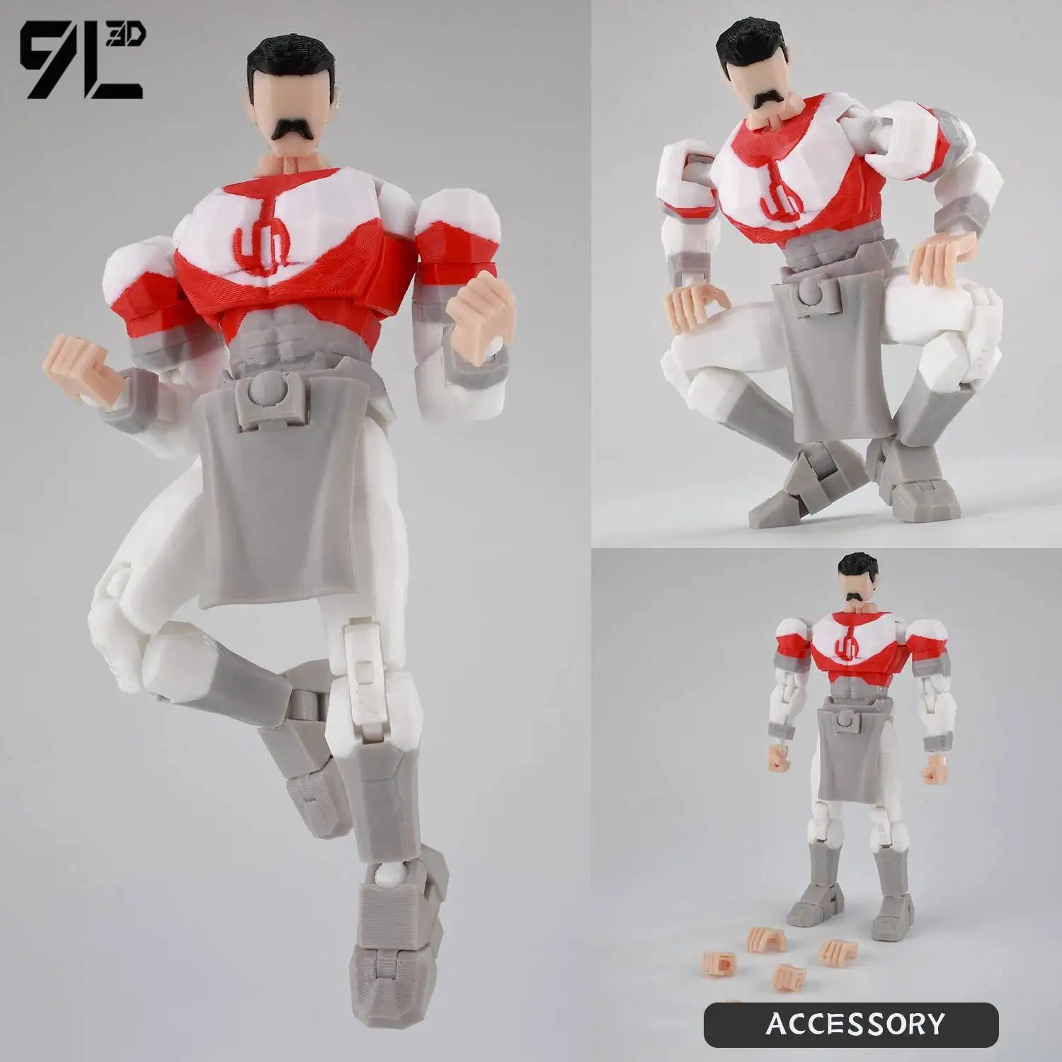 9L3D Lucky13 Invincible Tech Jacker 1/12 Action Figure T13 NEW