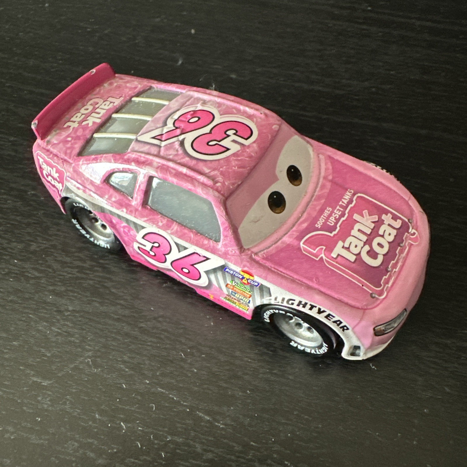 Disney Pixar Cars 3 TANK COAT No 36 Pink Race Car Reb Meeker