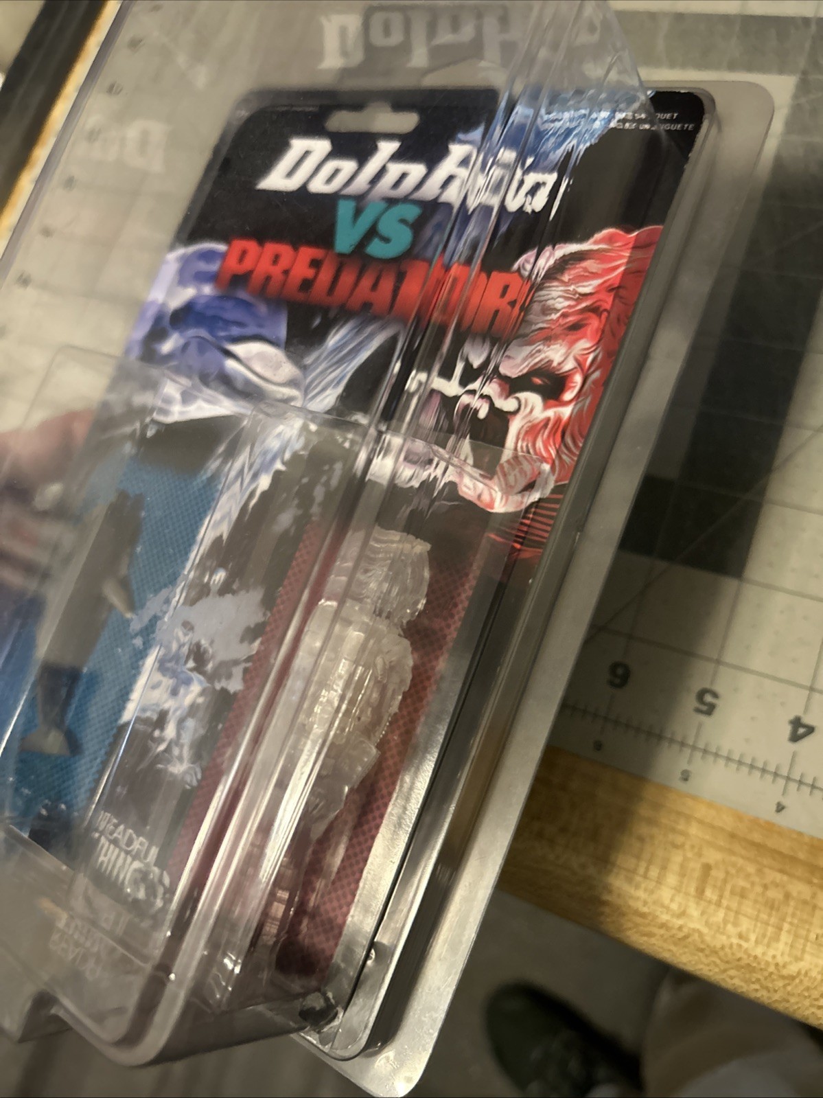 Custom 1/1 Parody Dolphin vs Predator – Readful Things – Action Figure SHIPS NOW