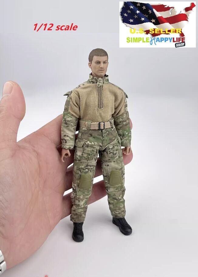 1/12 scale Army Combat Camo Uniform For 6 » Mezco ANT Figure MixMax Marvel ❶USA❶