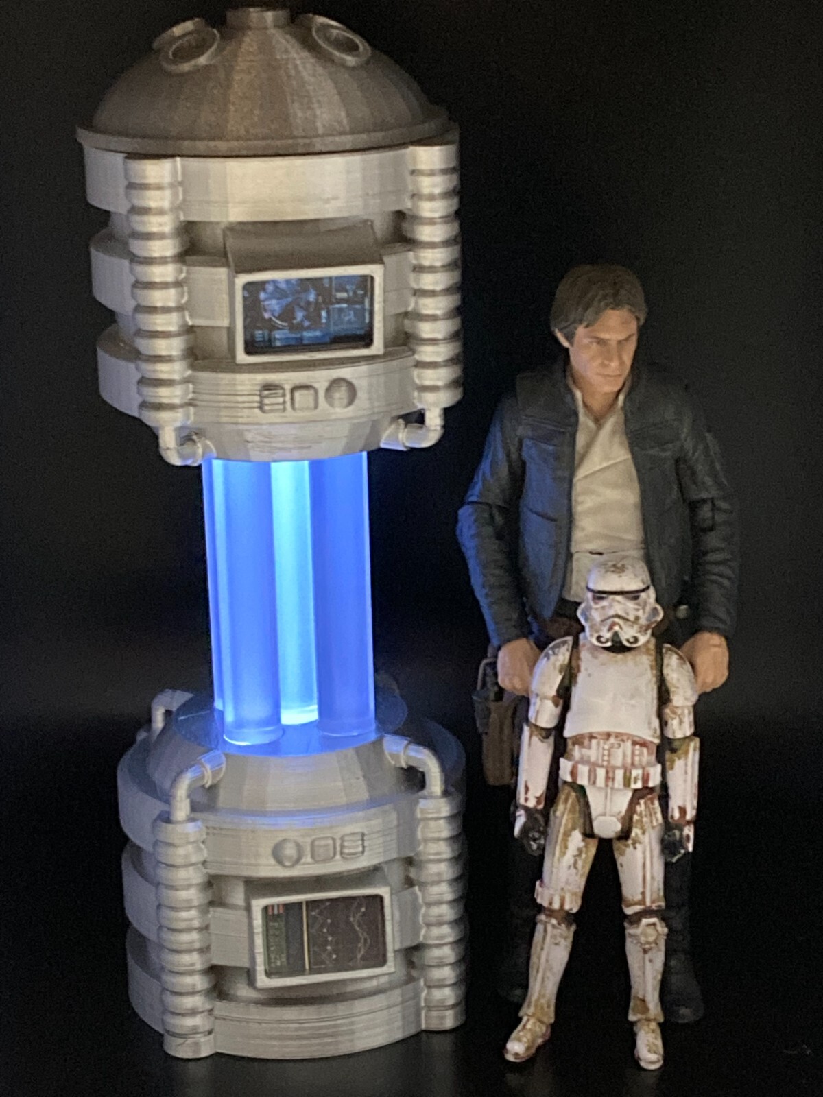 CUSTOM STAR WARS POWER GENERATOR for 6&Prime; 1:12 figure SCI FI GI JOE DIORAMA (P24)