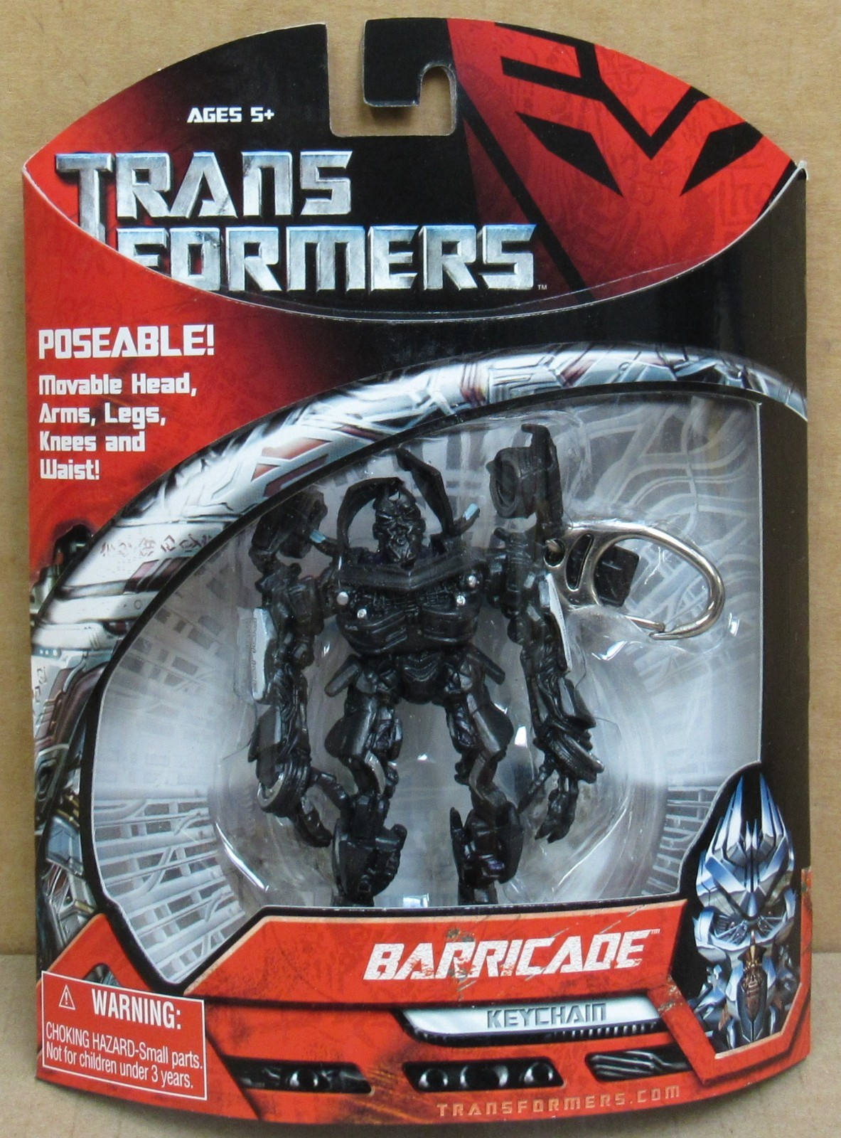 Transformers « Barricade » Keychain by Basic Fun 2007 NIP