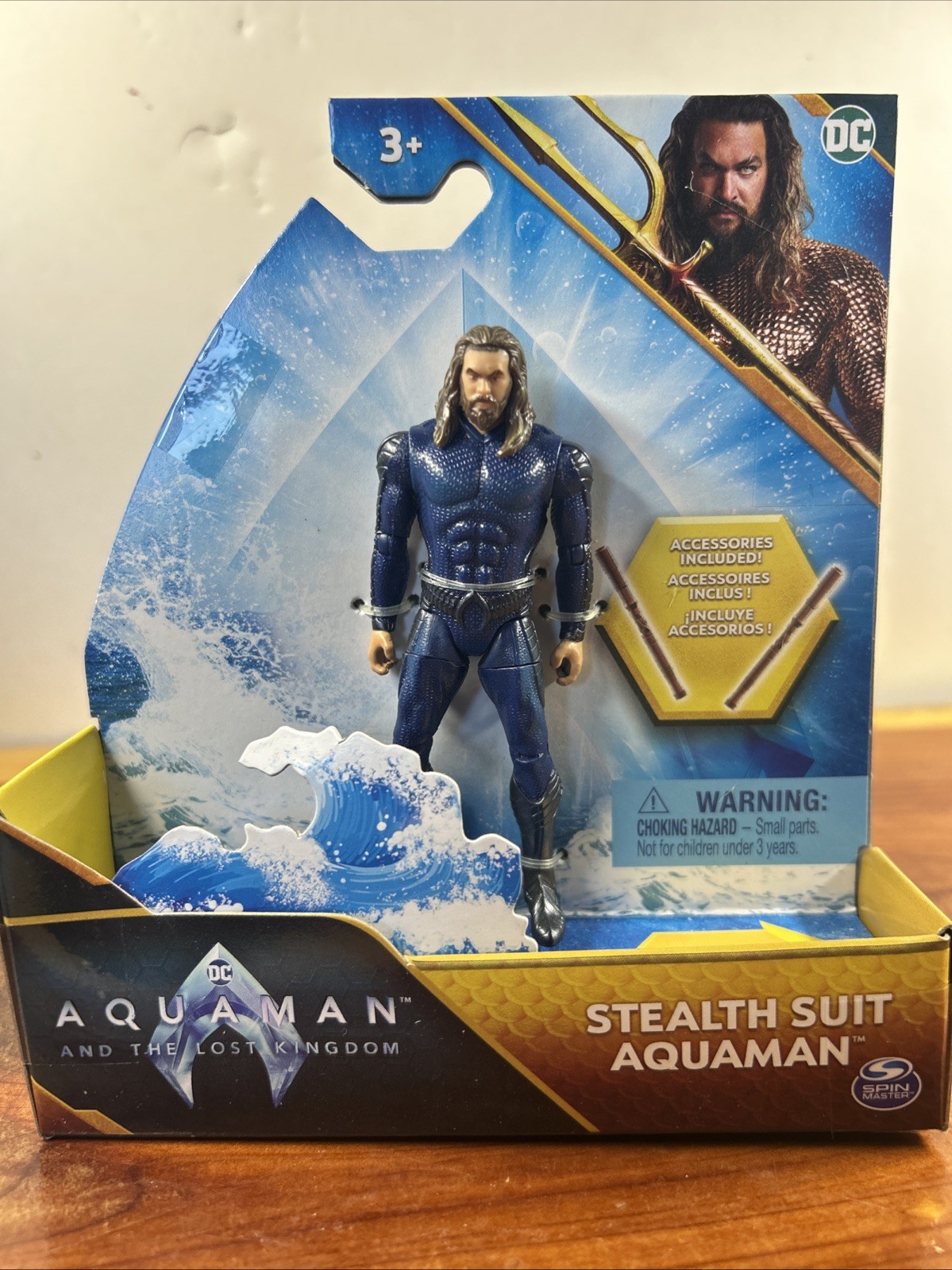 Spin Master DC Aquaman & The Lost Kingdom Stealth Suit Aquaman 4&Prime; Action Figure