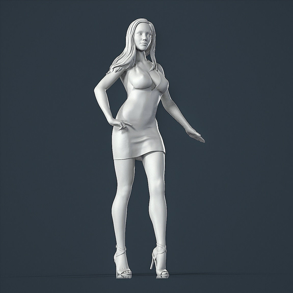 Unpainted resin figurine. Beautiful woman girl 1/18 1/24 1/43 1/32