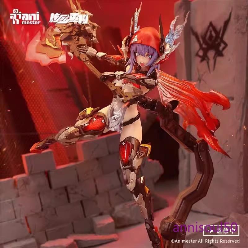 Anime AniMester Thunderbolt Squad Barbera Red 1/9 Scale Action Figure Gift 21cm