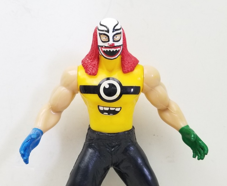 Mexican Bootleg 6.75&Prime; Lucha Libre AAA Worldwide Coco Azul Luchador Arena Figure