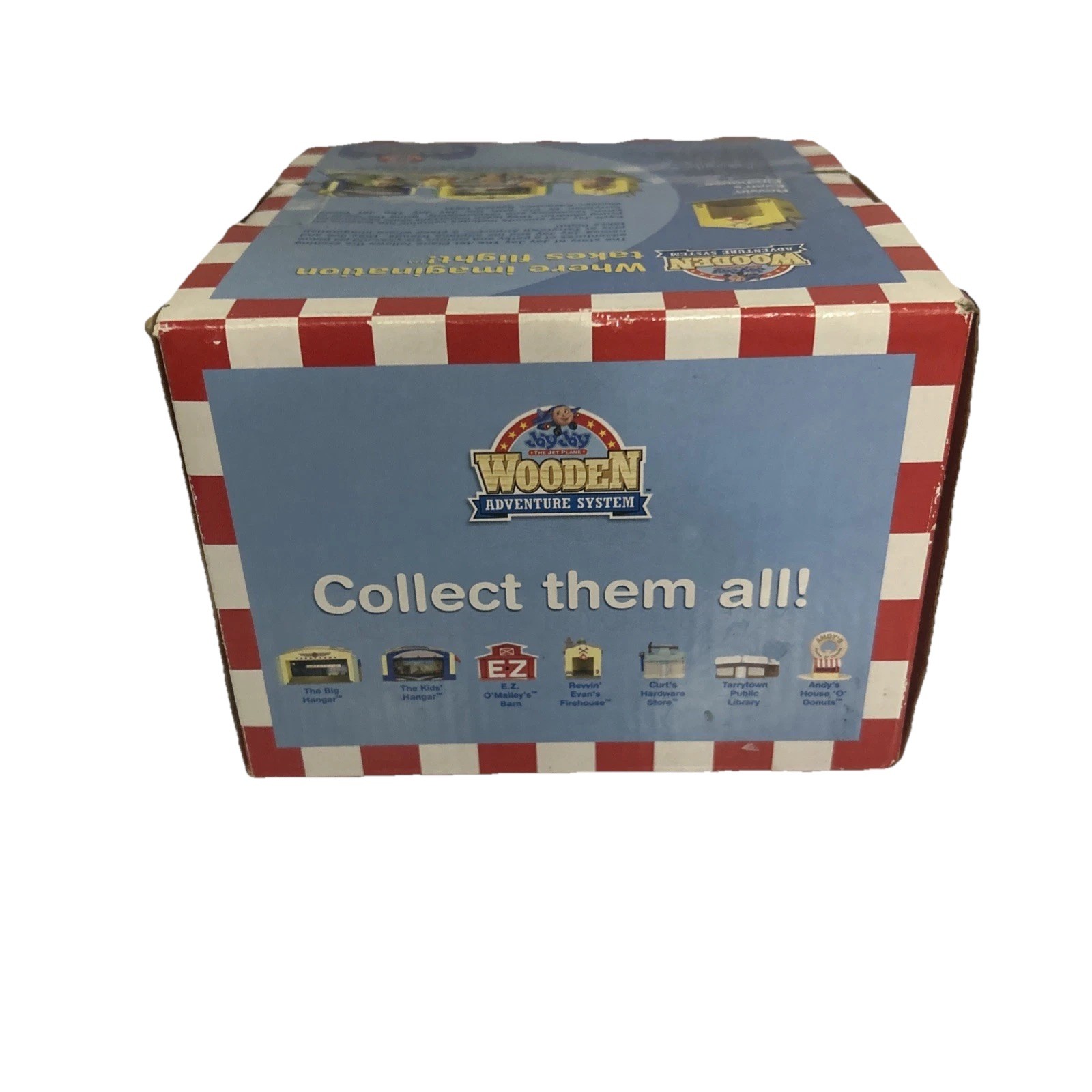 2003 Jay Jay the jet plane REVVIN&rsquo; EVAN&rsquo;S FIREHOUSE wooden adventure system NEW