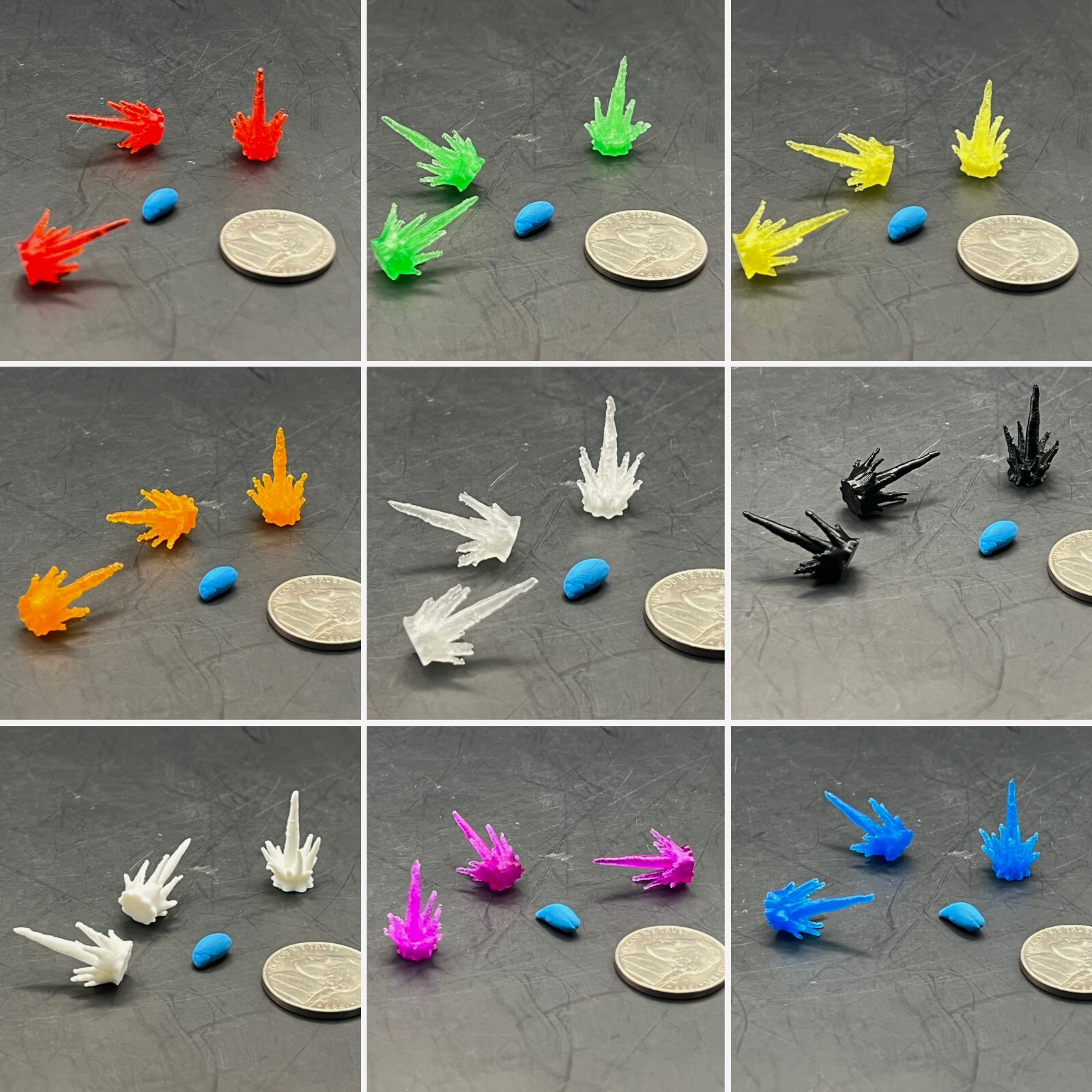 Mini Blood/Blast/Power Effects/FX For 1/12 Scale 6&Prime; Legends Action Figures