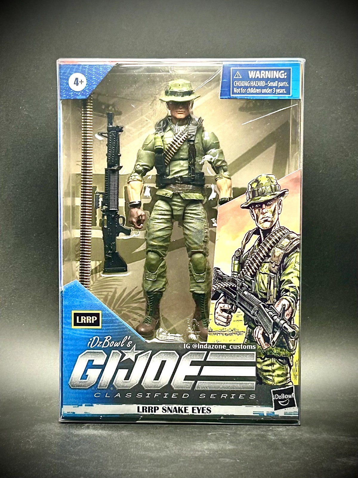 GIJOE CLASSIFIED SERIES Custom « Snake Eyes » LRRP Collector Box Set