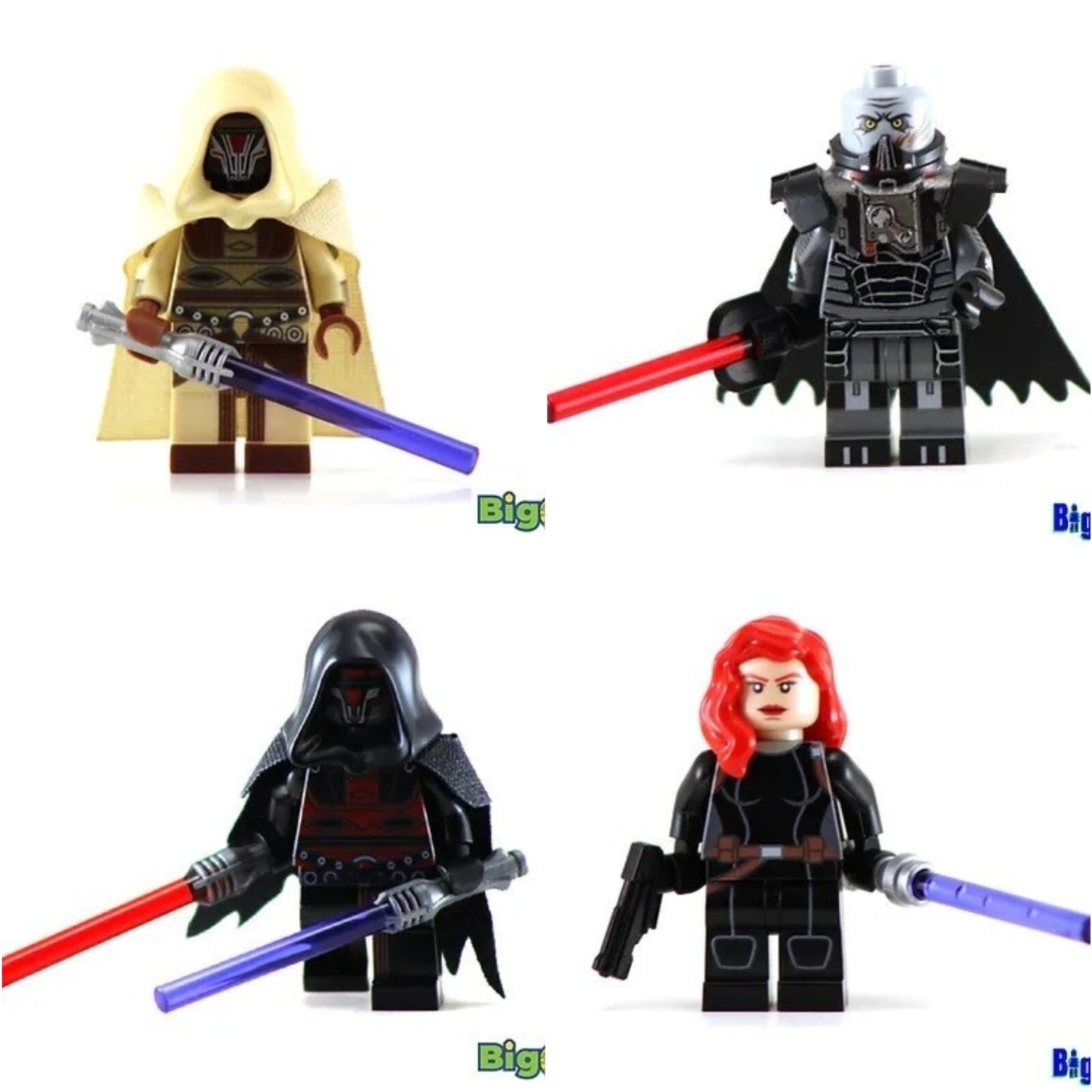 Genuine LEGO minifigures, CUSTOM PRINTED -Choose Model!- BKB Collection