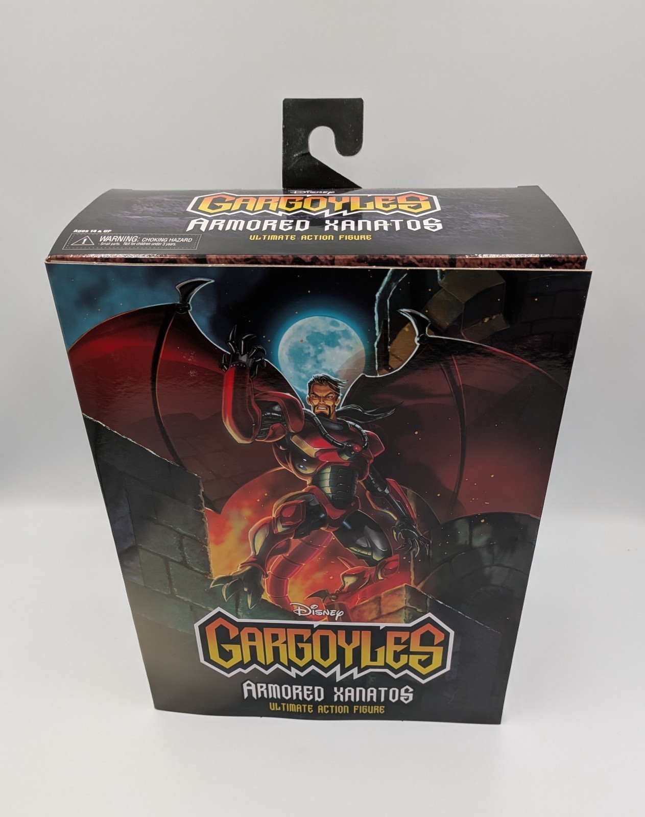 NECA Gargoyles Ultimate Armored David Xanatos Action Figure – New in Box 8&Prime;