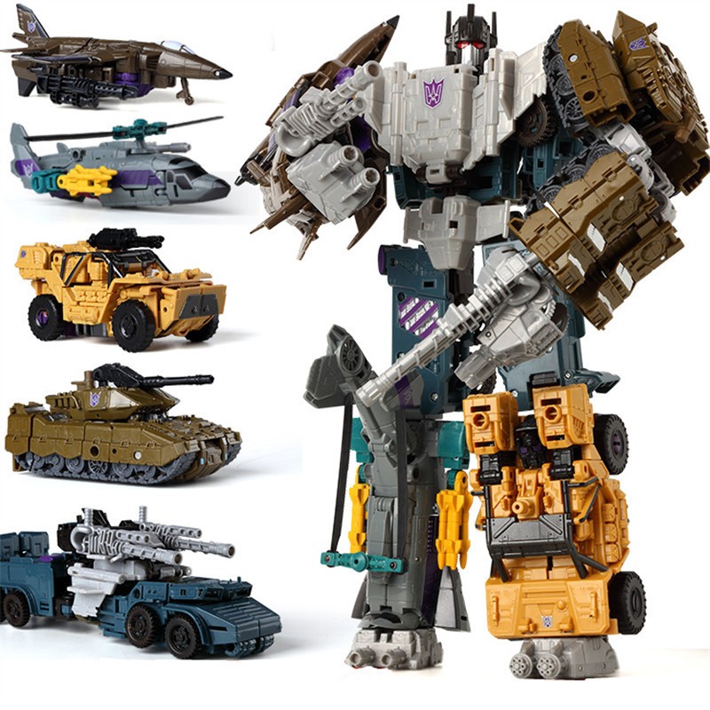 HZX Defensor Bruticus Superion Devastator 30CM IDW Transformation Toys NO BOX