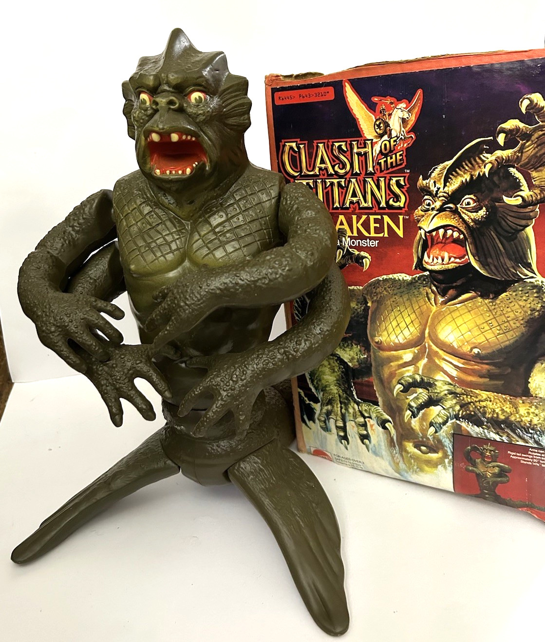 “Clash of the Titans” Kraken Sea Monster with box, 1980 Mattel MGM