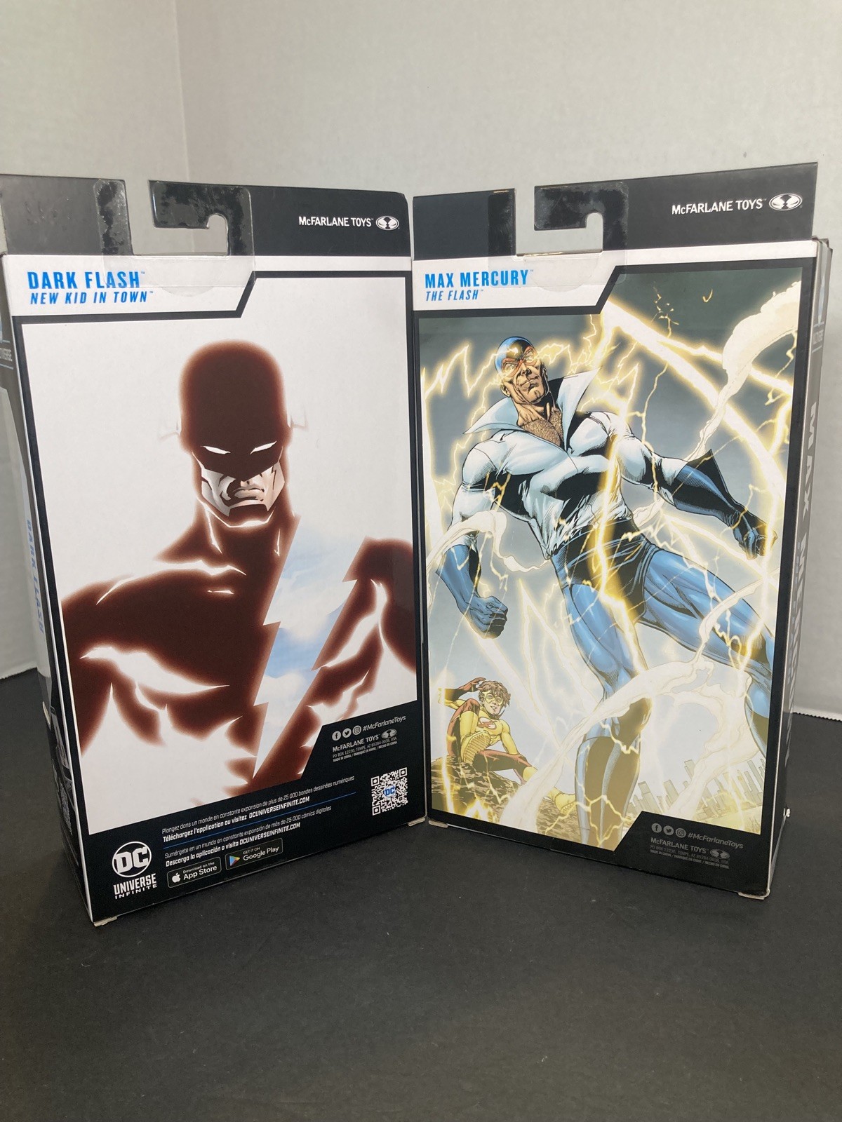 Mcfarlane DC Multiverse Dark Flash Walter West max mercury the flash lot of 2