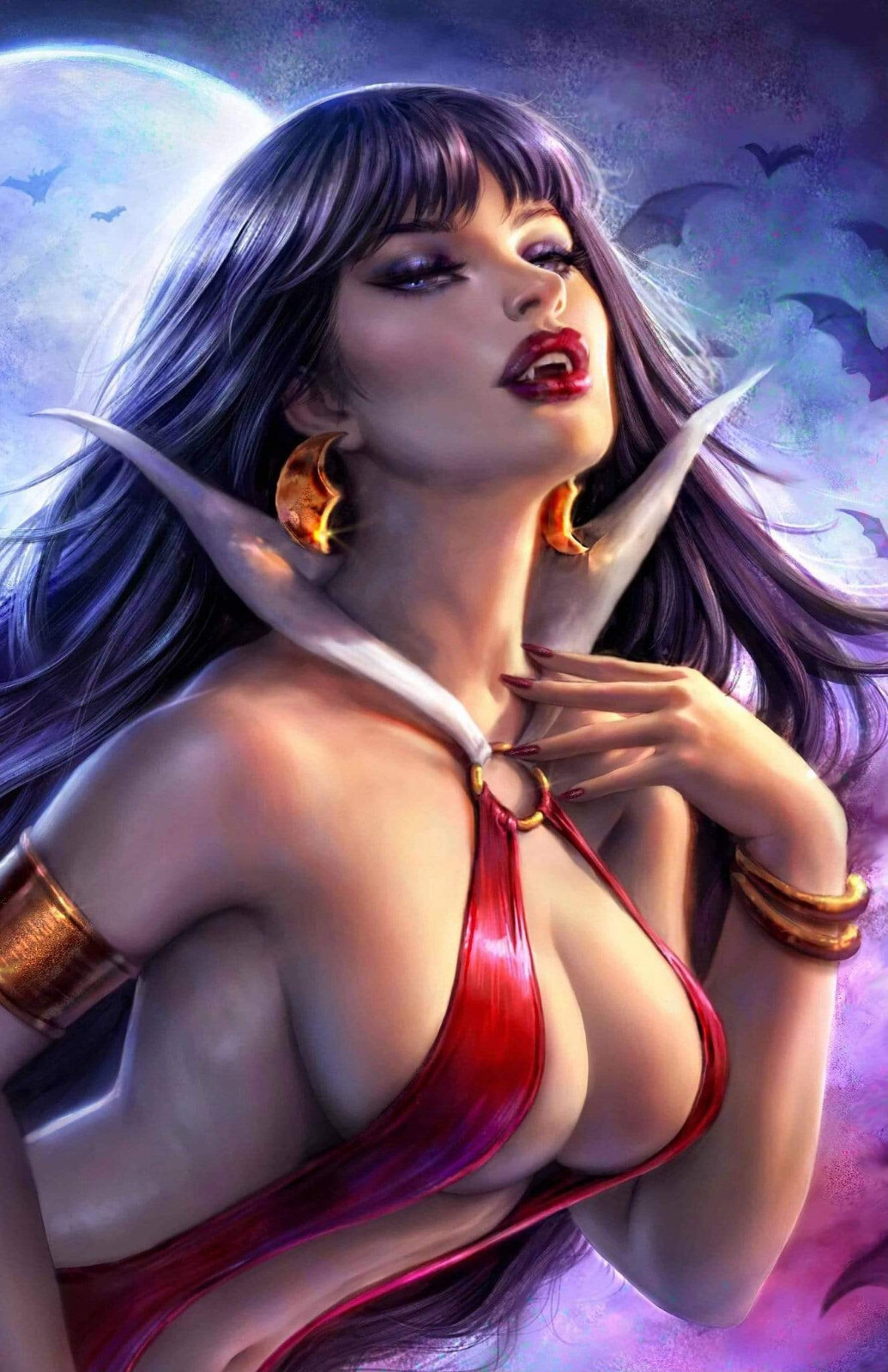 TBL VAMPIRELLA AND THE DEMON Vampire Horror 1/12 Scale ~2 FIGURE LOT / $75 OFF