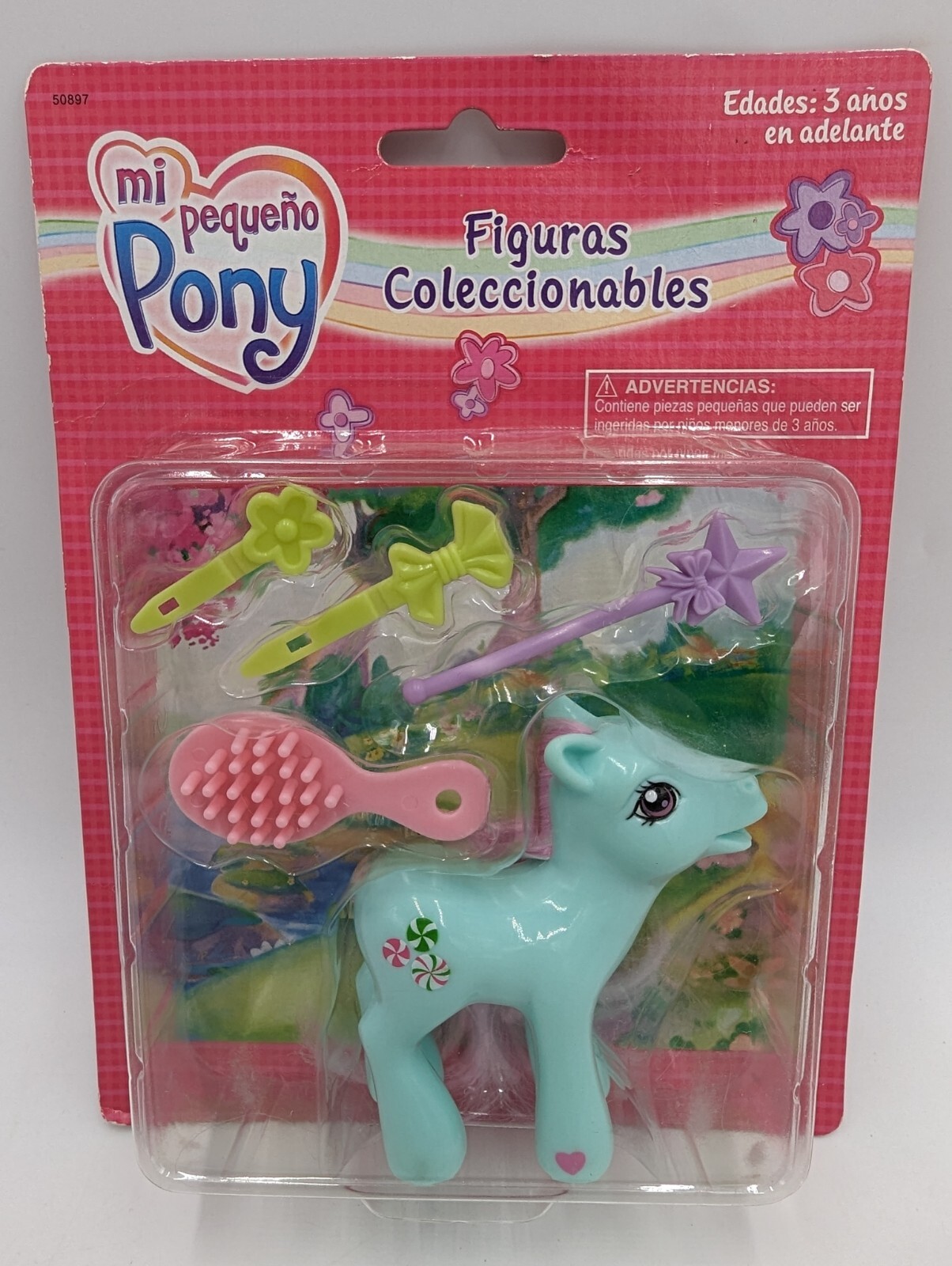 My Little Pony G3 Mexican Hard Plastic Minty MOC Mi Pequeño Pony