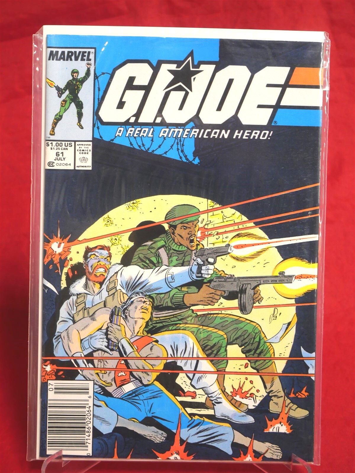 GI Joe Comic Book ARAH Issue #61 Marvel Comics Group A Real American Hero