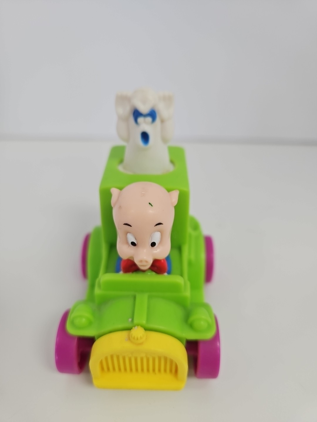 1992 Porky&rsquo;s Porky Pig Warner Bros Haunted Ghost Vehicle Car Toy Truck
