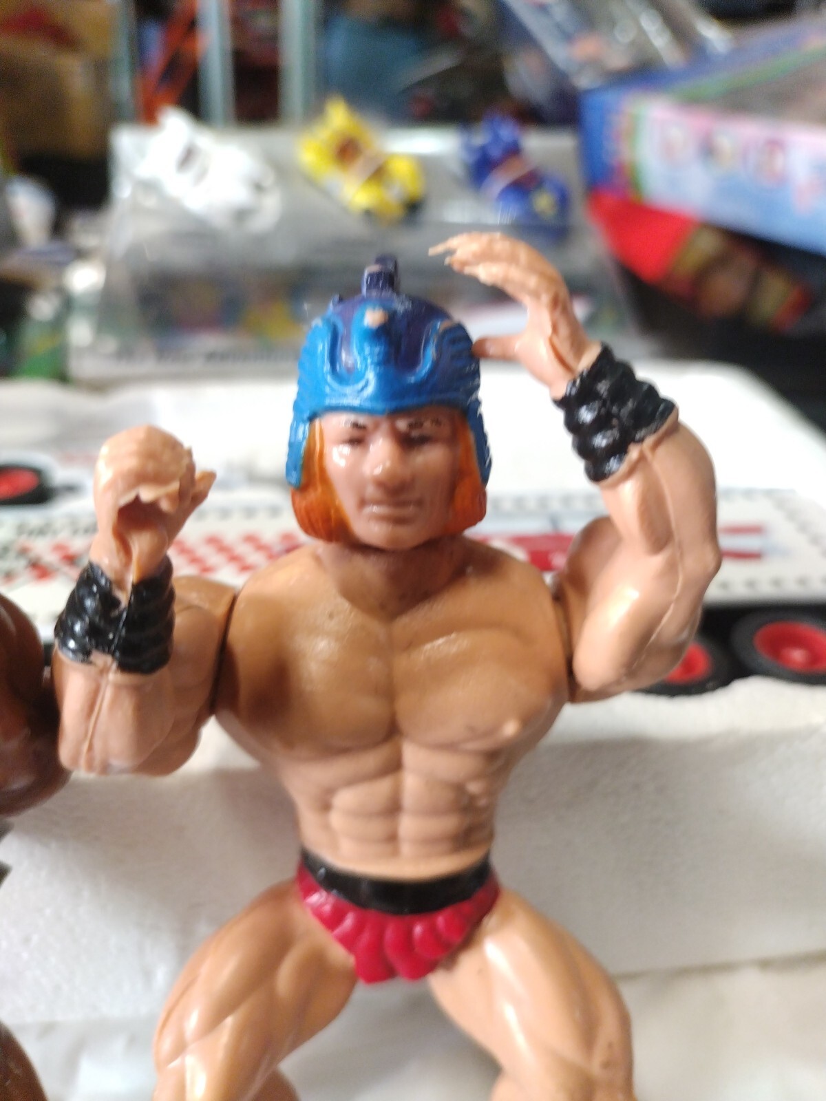 Rare Bundle Galaxy Warriors Wolf Anubi Heman Knock Off Action Figures 1985 MOTU