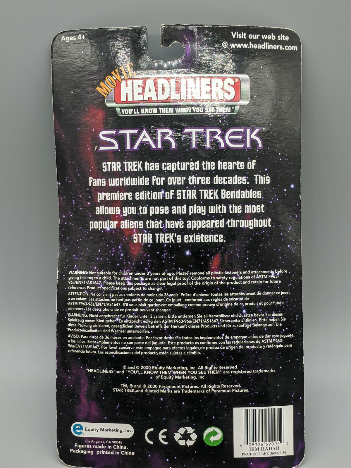 Headliners Star Trek The Next Generation Jem Hadar toys RARE new-Free Shipping