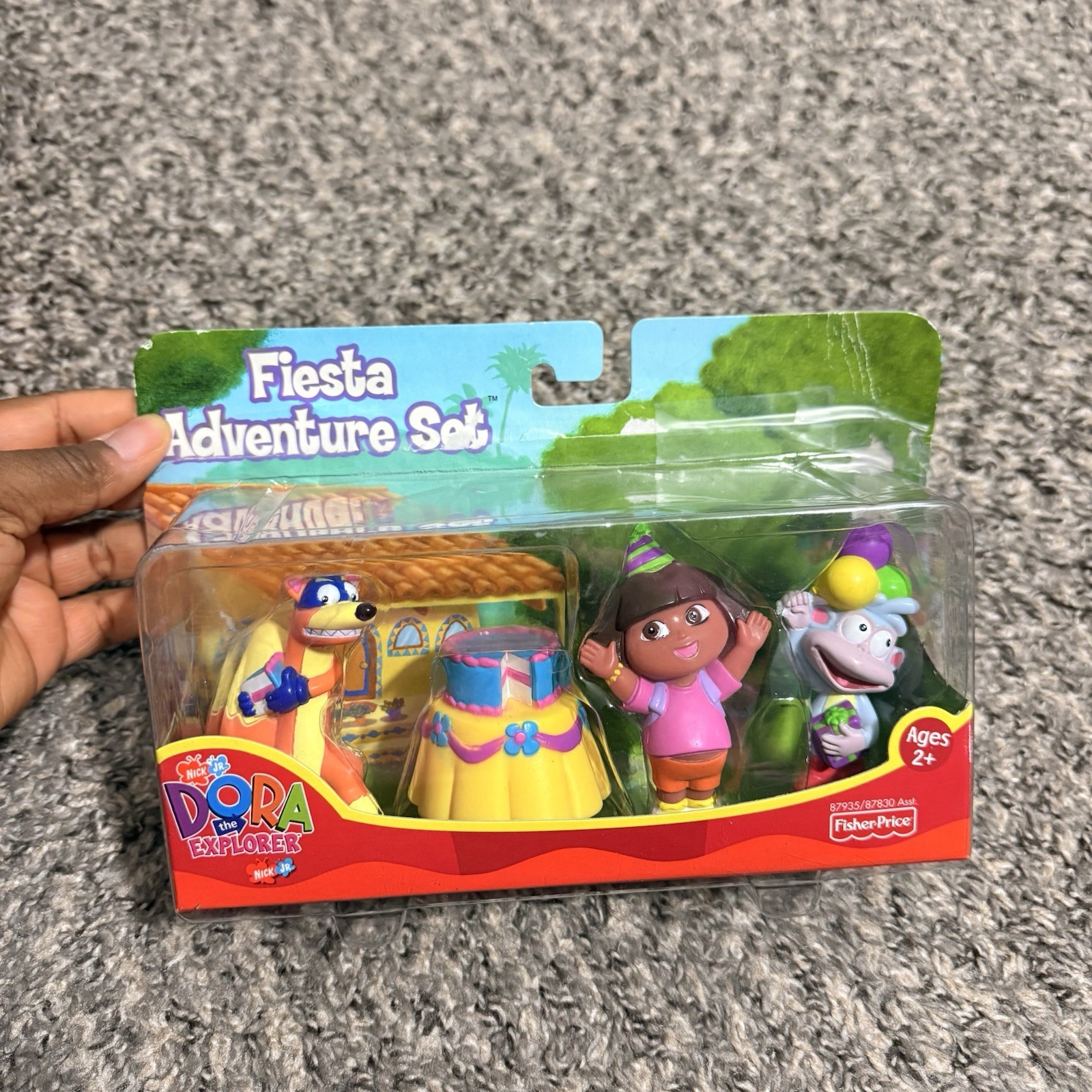 DORA THE EXPLORER 2002 Fisher Price Fiesta Adventure Set Boots Swiper Nick Jr