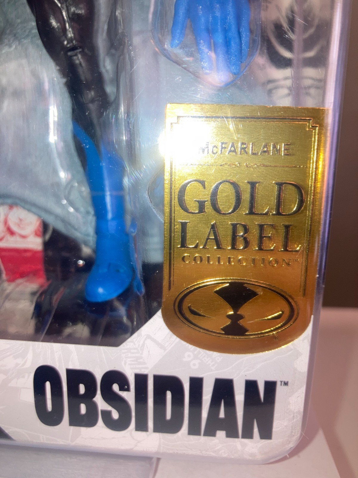 McFarlane DC Direct Gold Label Obsidian Infinity Inc 7&Prime; Action Figure Sealed JSA